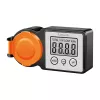 LogiLink Energiekostenmeter voor buiten, LCD-scherm, zwart/oranje