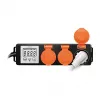 LogiLink Energiekostenmeter voor buiten met 3 stopcontacten