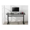 LogiLink EO0027 in hoogte verstelbaar bureau met tafelblad, 140 × 60 cm, zwart