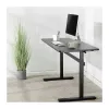 LogiLink EO0027 in hoogte verstelbaar bureau met tafelblad, 140 × 60 cm, zwart