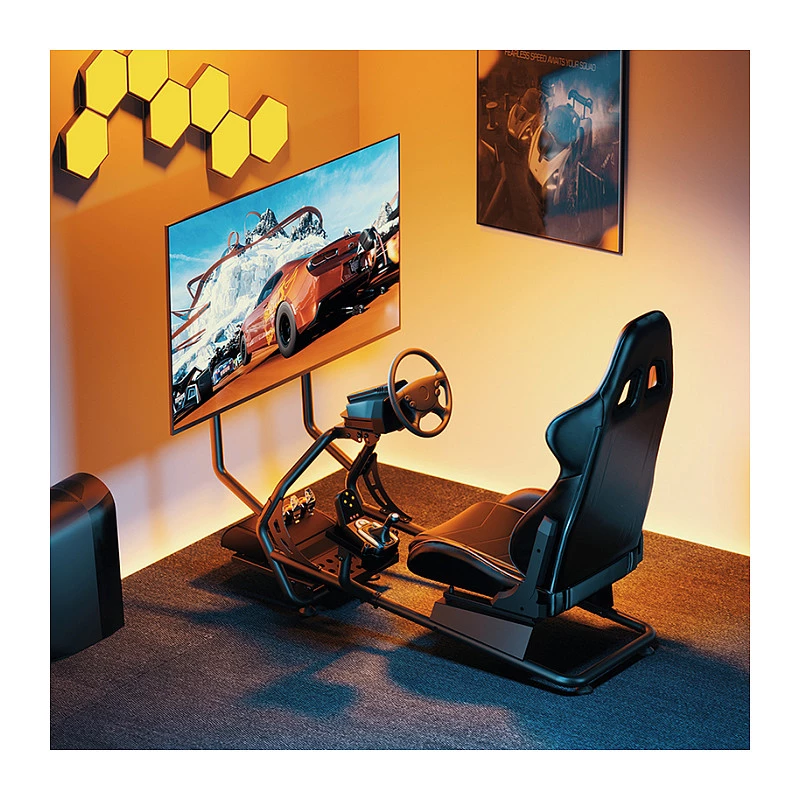 LOGILINK EO0065 racesimulatorcockpit met monitorbeugel