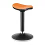 LOGILINK EO0071 Ergonomische in hoogte verstelbare wipstoel, oranje – 120 kg belastbaar, gasveer