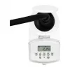 LOGILINK ET0008 buiten digitale tijdschakelaar - IP44, 10 AAN/UIT programma's, 16A/3680W, Schuko (type F), zwart/grijs