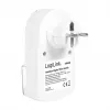 LOGILINK ET0008 buiten digitale tijdschakelaar - IP44, 10 AAN/UIT programma's, 16A/3680W, Schuko (type F), zwart/grijs