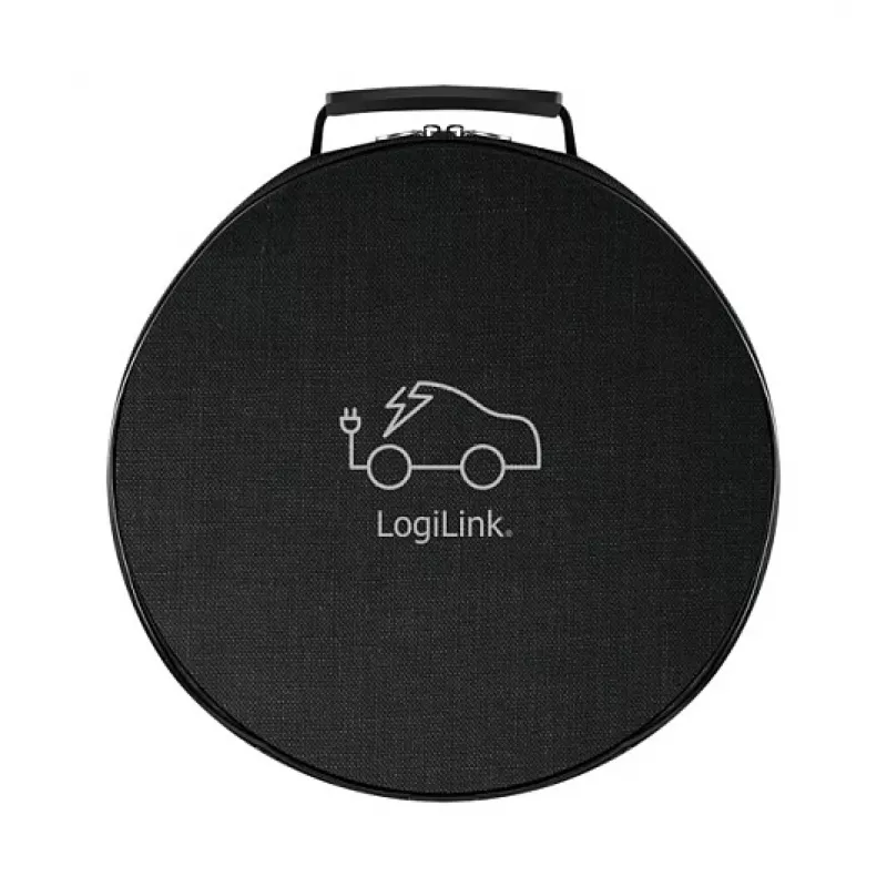 LogiLink EVC0120 Type 2 EV-laadkabel 22 kW 3-fase 32 A 2,5 m zwart met opbergtas