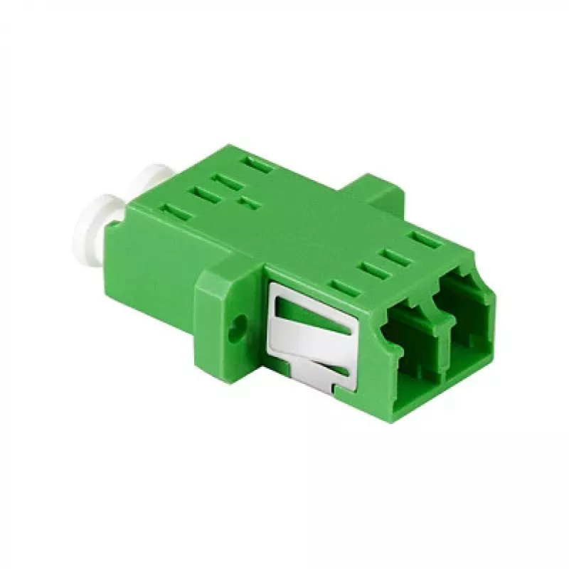 LogiLink FA02LC6 glasvezel-adapter LC duplex – flensmontage, groen (verpakking van 12)