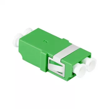 LogiLink FA03LC5 LC duplex glasvezel-adapter, flensloos, groen – 12 stuks