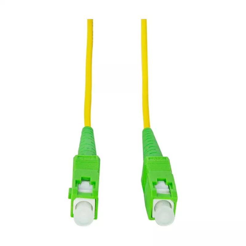 LogiLink glasvezel-patchkabel – simplex, OS2 SM G.657.A2, SC/APC naar SC/APC, 1 m, geel
