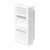 LOGILINK French faceplate modulaire inzet 22,5x45 mm, wit