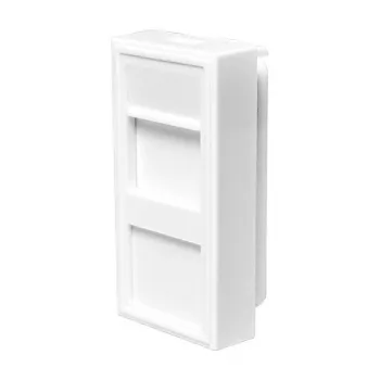 LOGILINK French faceplate modulaire inzet 22,5x45 mm, wit