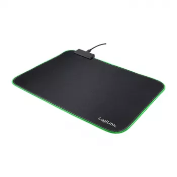 LOGILINK ID0183 Gaming-muismat met RGB LED, 350x260mm, 3mm zacht, Zwart