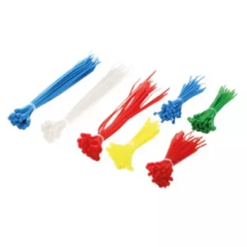 LogiLink KAB0017 tie-wrap set - 300-delig, gemengd (wit, blauw, geel, rood, groen)