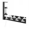 LOGILINK KAB0094 onderbureau kabelgoot, klemsysteem, uitschuifbaar, metaal, zwart