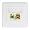 LogiLink Keystone busmodule met schroefmoer, zwart