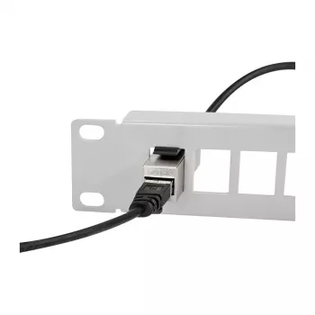LOGILINK keystone-koppeling Cat.5e STP, 2xRJ45, metaal, afgeschermd