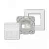 LogiLink Keystone-afdekking voor 2 modules, opbouw, UP/50, zuiver wit