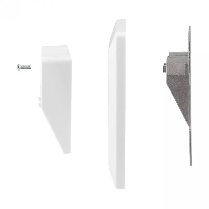 LogiLink Keystone-afdekking voor 2 modules, opbouw, UP/50, zuiver wit