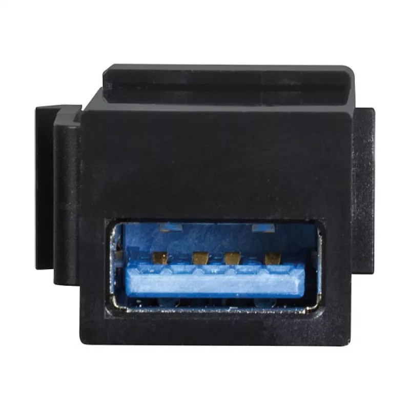 LogiLink Keystone USB 3.0 Type-A koppeling, bus naar bus, zwart