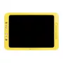 LogiLink LCD-schrijftablet 19 cm, geel – herbruikbaar meerkleurig tekenbord met wis- en vergrendelfunctie