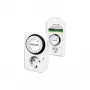 LogiLink mechanische tijdschakelaar ET0001, dagelijks programmeerbaar, 16 A, 3680 W, kinderslot, wit