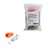 LogiLink modulaire stekker RJ45 Cat.6A STP Pass Through, 10-pack