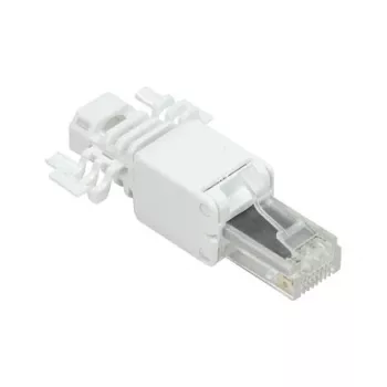 LogiLink modulaire stekker RJ45 Cat.6A, UTP, gereedschapsloos, wit