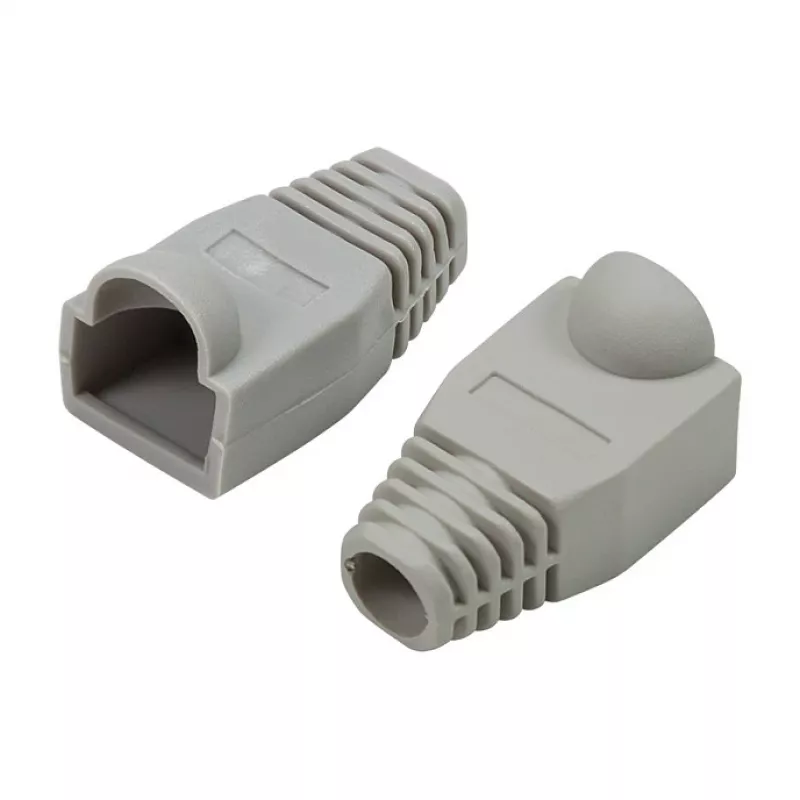 LogiLink modulaire RJ45 plug cable boot 6.5mm grijs, 50st