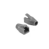 LogiLink MP0034 modulaire knikbescherming voor Cat.6 RJ45 modulaire stekker, 8,0mm, grijs, 10-pack