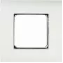 LogiLink NF0002 inbouw wandbehuizing 80x80 mm met 45x45 mm uitsparing, zuiver wit, Frans systeem