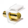 LogiLink NK0026 Keystone RCA-bus naar F-bus koppelmodule, geel