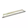 LogiLink NK4039 keystone patchpanel, 24 poorten, 0,5HE, afgeschermd, grijs - 19 inch rackmontage