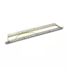 LogiLink NK4039 keystone patchpanel, 24 poorten, 0,5HE, afgeschermd, grijs - 19 inch rackmontage
