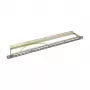 LogiLink NK4039 keystone patchpanel, 24 poorten, 0,5HE, afgeschermd, grijs - 19 inch rackmontage