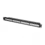 LogiLink NK4045 Keystone patchpanel 1U 48 poorten onafgeschermd Zwart