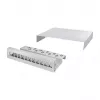 LOGILINK NP0094 Consolidation Point Box 12-poorts, tafel-/wand-/dinrailmontage, lichtgrijs