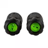LOGILINK outdoor fiber optic duplex SC connector met 2 kabelwartels, IP67, zwart