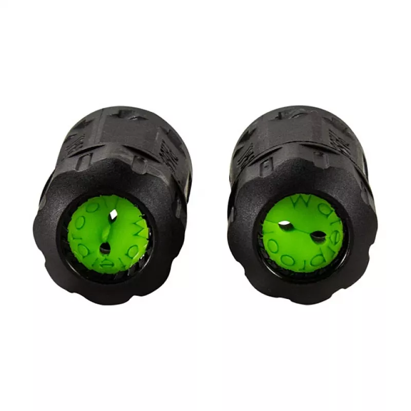 LOGILINK outdoor fiber optic duplex SC connector met 2 kabelwartels, IP67, zwart