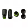 LOGILINK outdoor fiber optic duplex SC connector met 2 kabelwartels, IP67, zwart