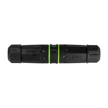 Logilink Outdoor Fiber Optic simplex SC connector met 2 kabelwartels, IP65, grijs