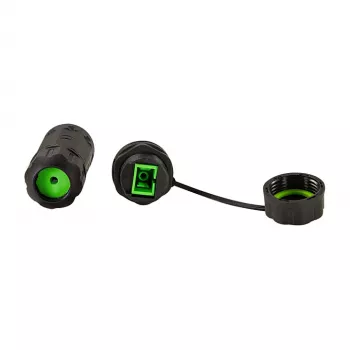LOGILINK outdoor fiber optic simplex SC connector met kabelwartel en stofkap