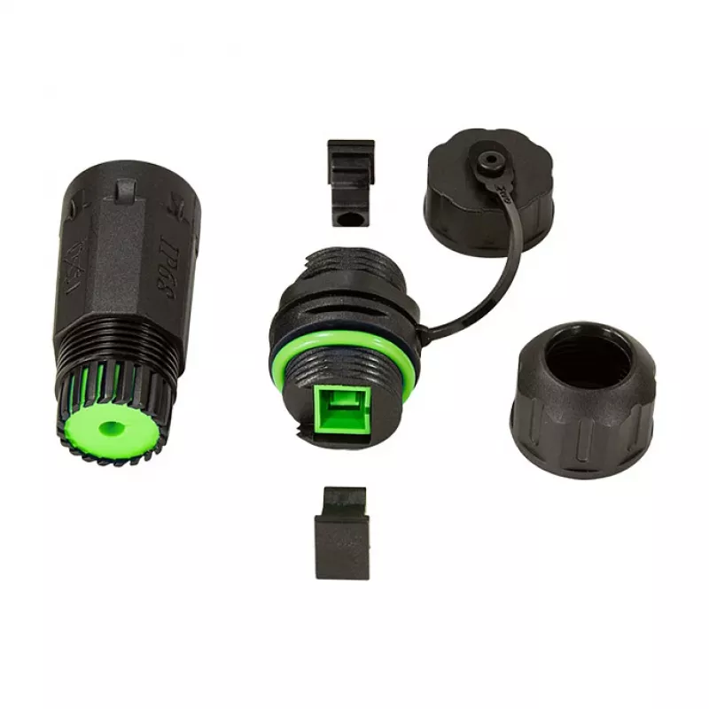 LOGILINK outdoor fiber optic simplex SC connector met kabelwartel en stofkap
