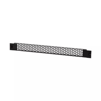 LogiLink PN110B 19 inch 1U geperforeerd rackpaneel zwart RAL 9005