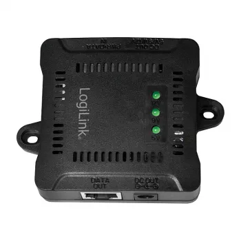 LogiLink POE005 PoE-splitter, 1-poort gigabit, 24W max, 5/9/12V DC-uitgang