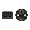 Logilink netkabel, CEE 7/7 naar IEC C19, zwart, 3 m