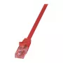 LogiLink PrimeLine Cat.6 U/UTP patchkabel, koper, rood, 5m