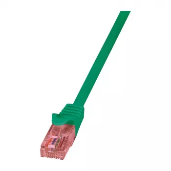 LogiLink PrimeLine Cat.6 U/UTP-patchkabel, RJ45, koper, groen, 1,5 m