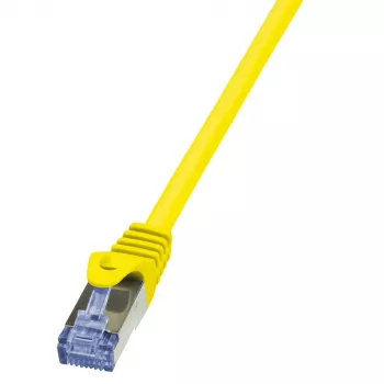 LogiLink PrimeLine Cat.6A S/FTP patchkabel, 0,25 m, geel