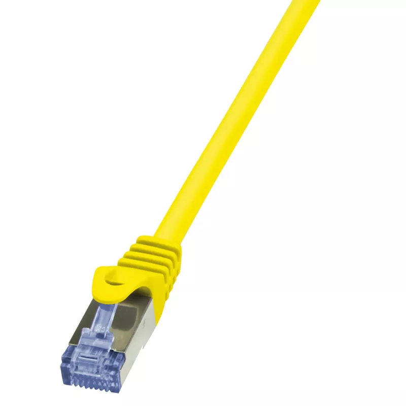 LogiLink PrimeLine Cat.6A S/FTP patchkabel, 0,25 m, geel