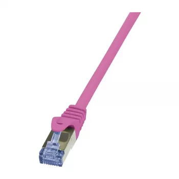 LogiLink PrimeLine Cat.6A S/FTP patchkabel, RJ45, 1,5 m, roze, 10 Gbit/s, LSZH