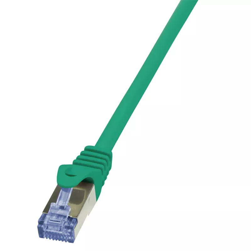 LogiLink PrimeLine Cat6a 10G S/FTP PIMF RJ45 patchkabel 0,5 m groen LSZH (CQ3025S)